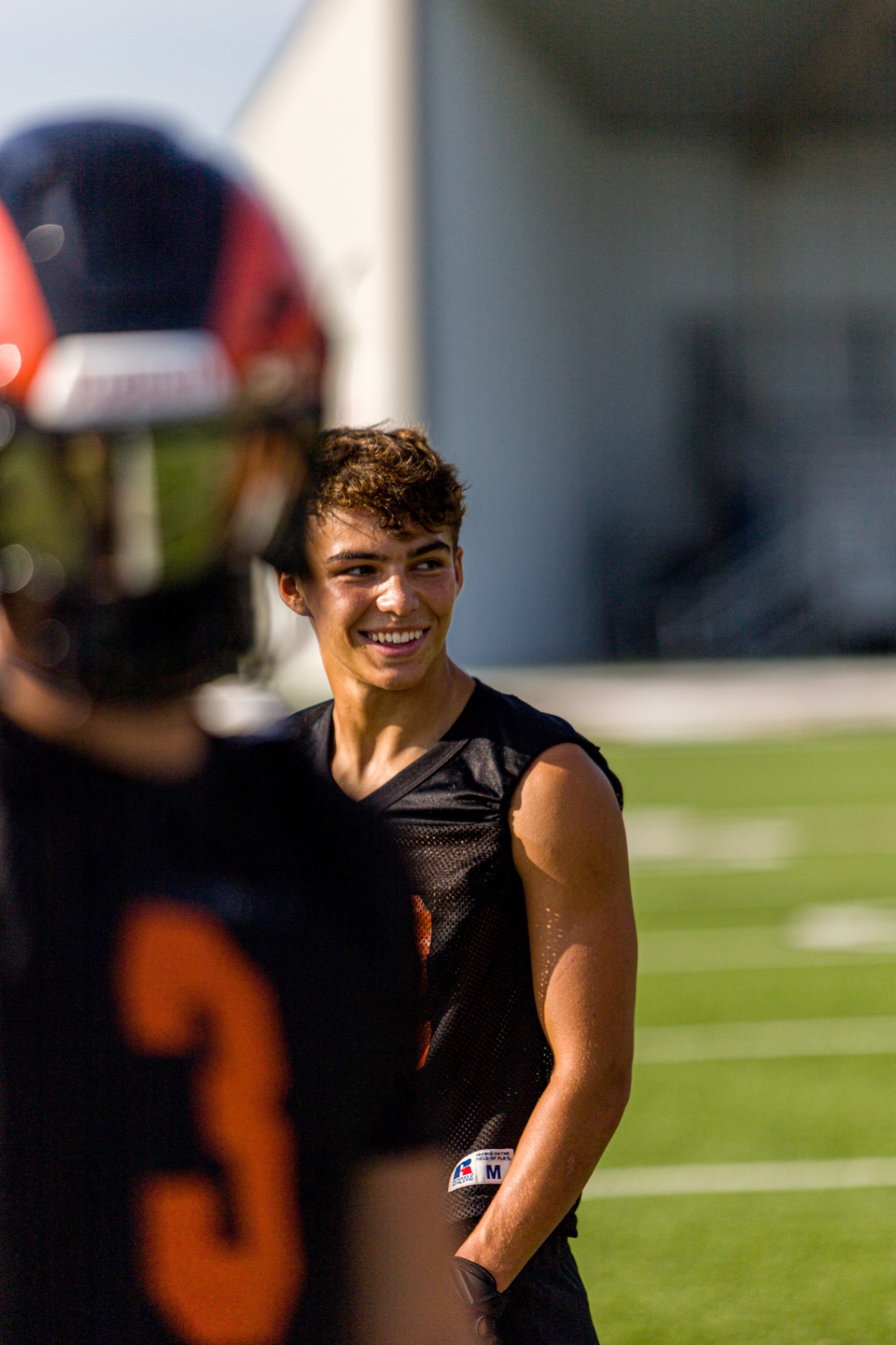 Practice day grin